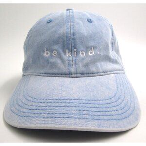Women "Be Kind" Distressed Embroidered Adjustable Hat (C)